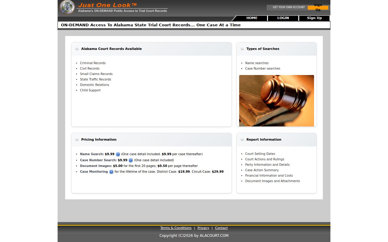 DeKalb County case search sign-in at Just One Look