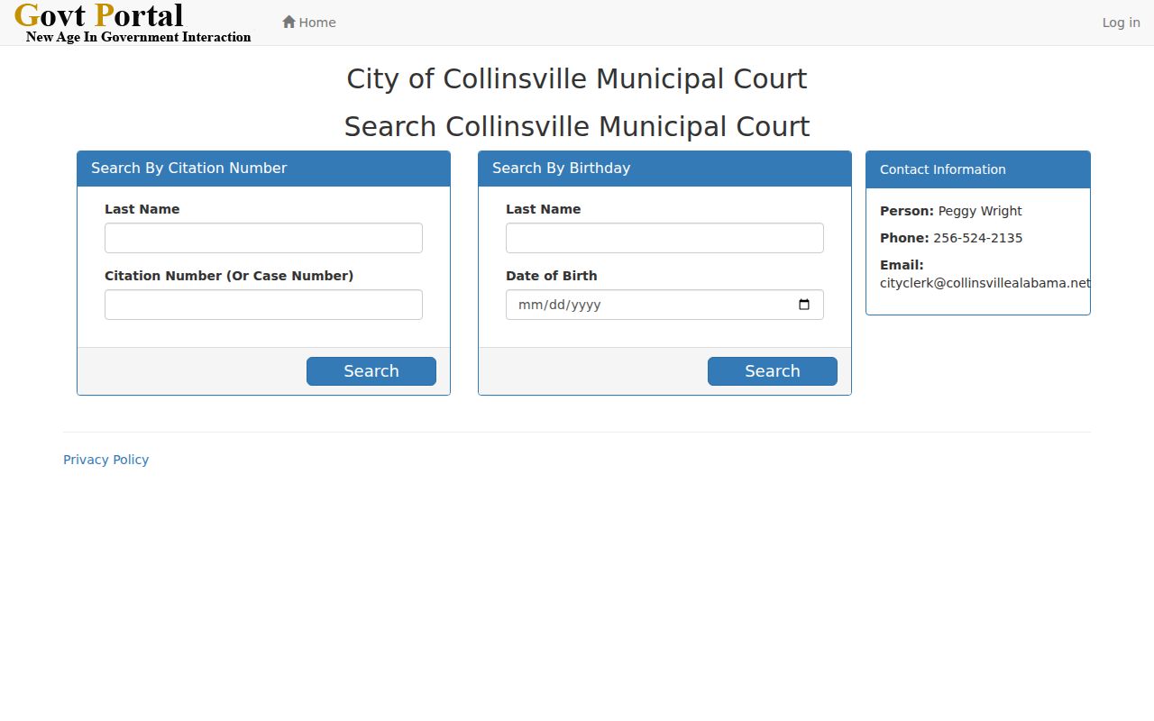 Collinsville DeKalb County traffic court record citation lookup